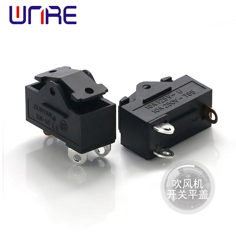 Hair dryer switch flat cover