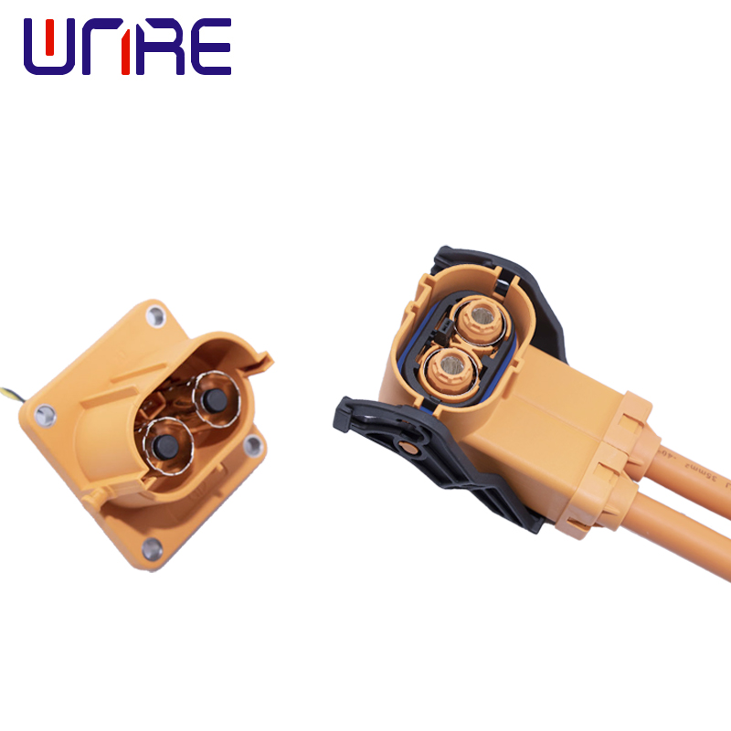 8mm two-hole angled connector