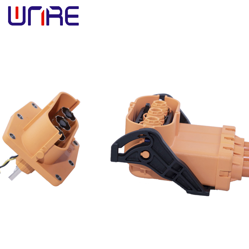 8mm three-hole angled connector