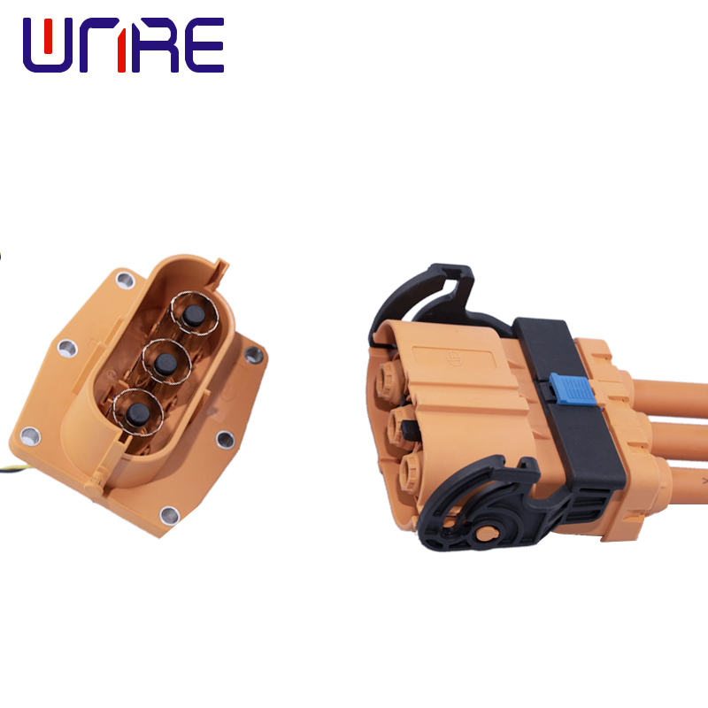 8mm three-hole straight connector
