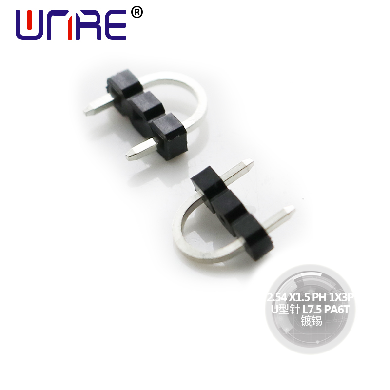 2.54 X1.5 PH 1X3 P U-pin L7.5 PA6T Tinned