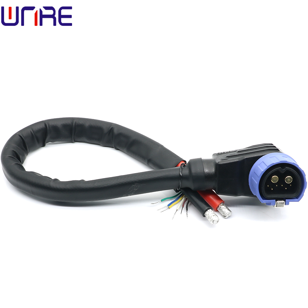 M36-2+6 male elbow with wire